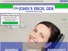 Tablet Screenshot of johnfischdds.com